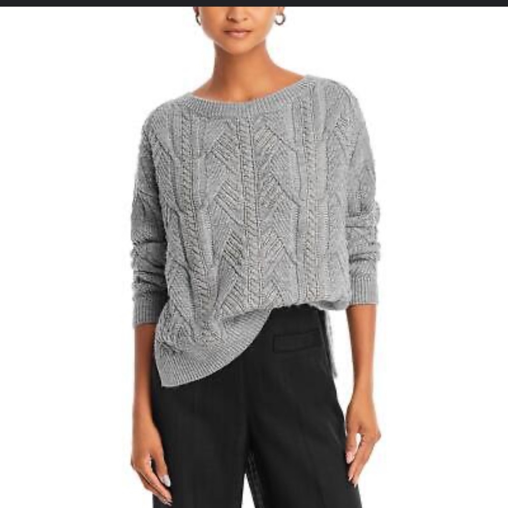 Ramy Brook Trinity Crystal-Embellished Knit Sweater